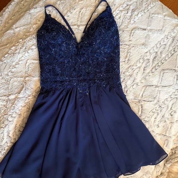 JJs House | Dresses | Navy Blue Formal Dress | Poshmark